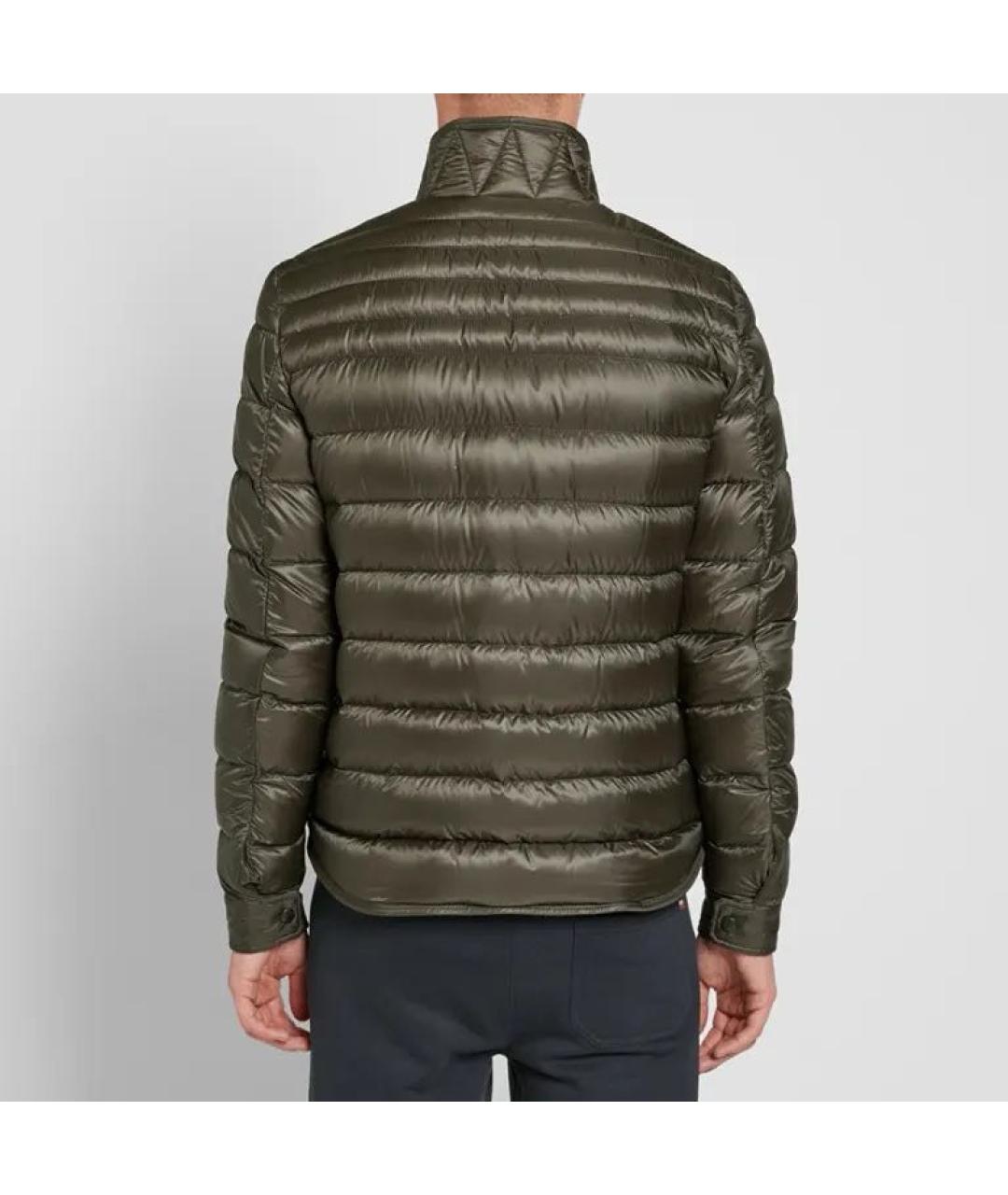 MONCLER Хаки пуховик, фото 2