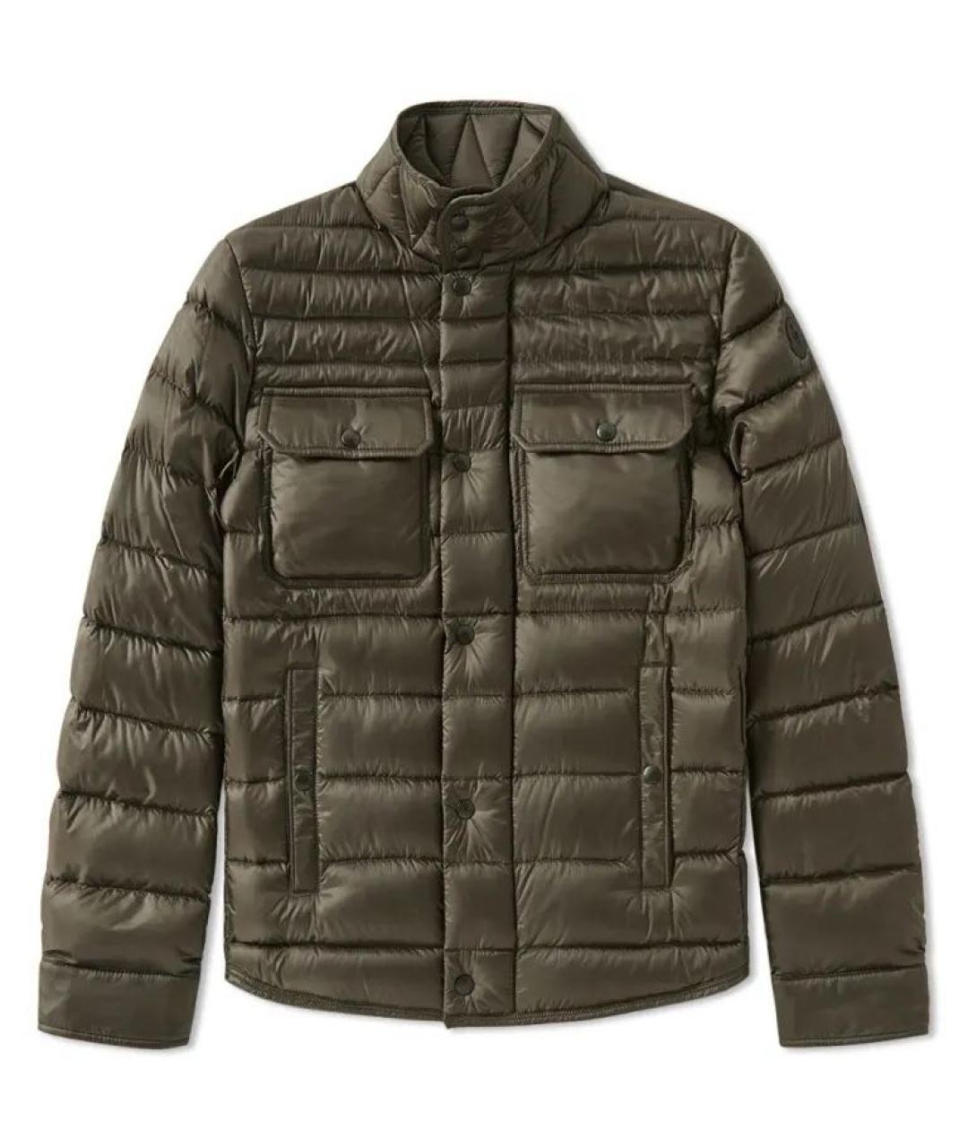 MONCLER Хаки пуховик, фото 1