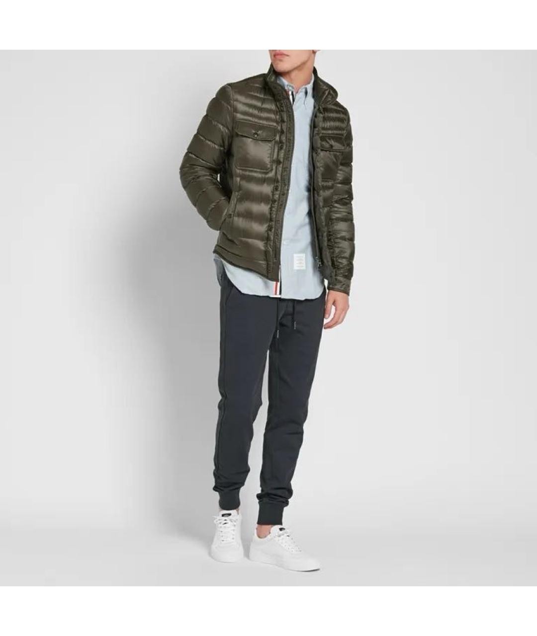 MONCLER Хаки пуховик, фото 8