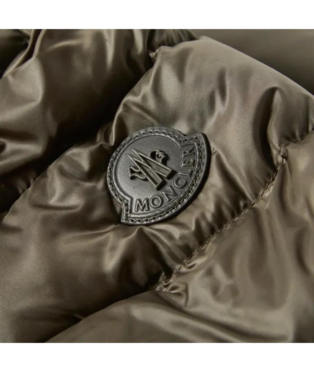 MONCLER Хаки пуховик, фото 5