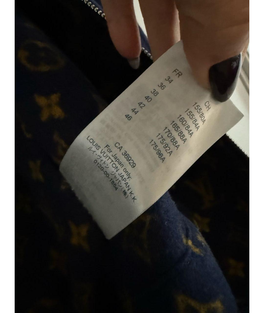 LOUIS VUITTON Темно-синяя парка, фото 4