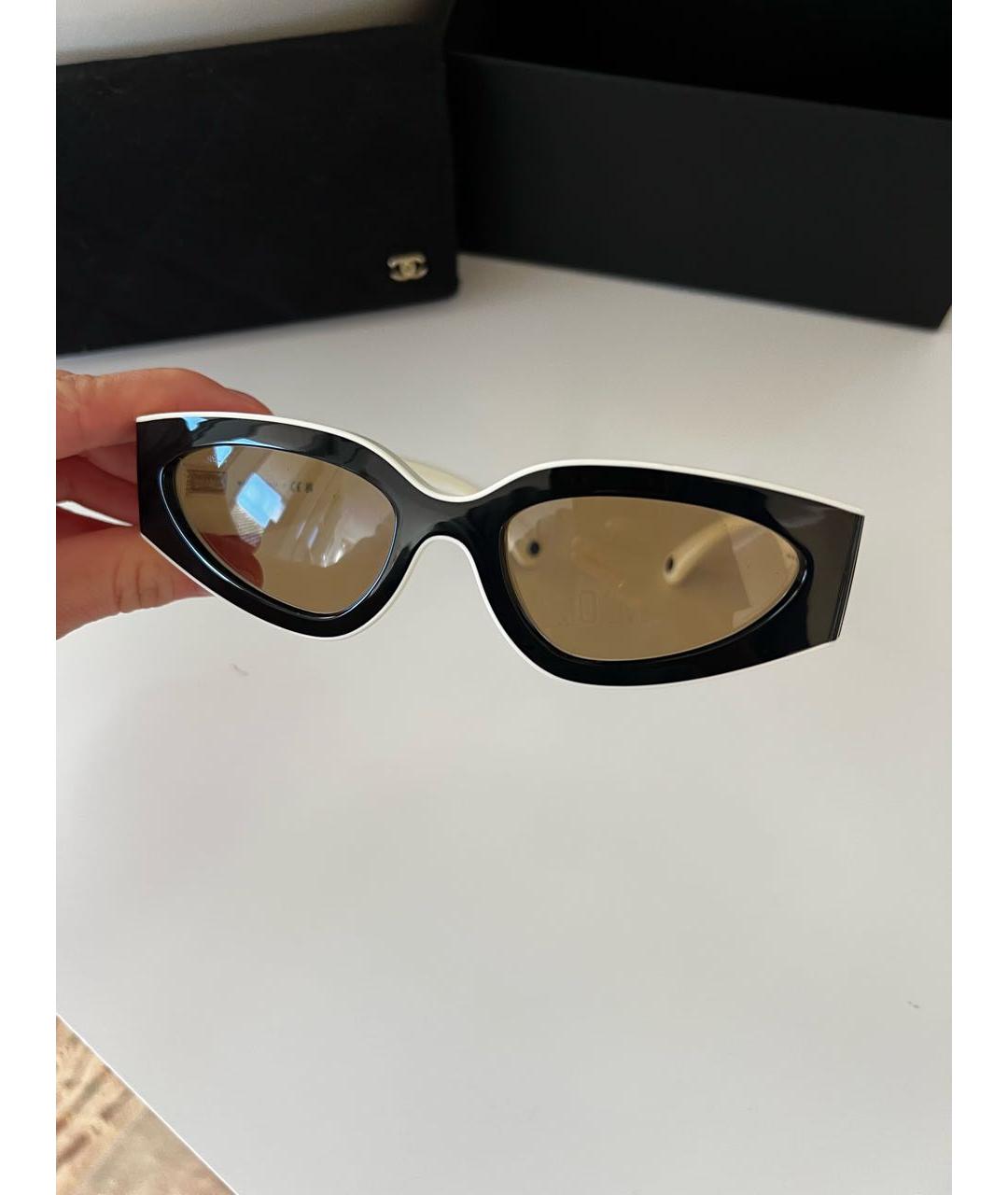 CHANEL Мульти пластиковые солнцезащитные очки, фото 5