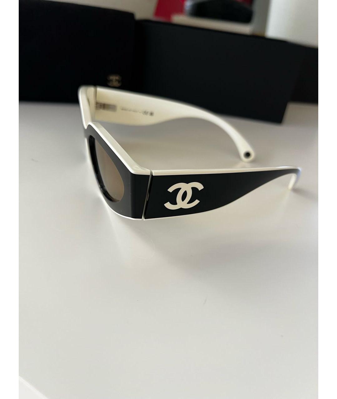 CHANEL Мульти пластиковые солнцезащитные очки, фото 2