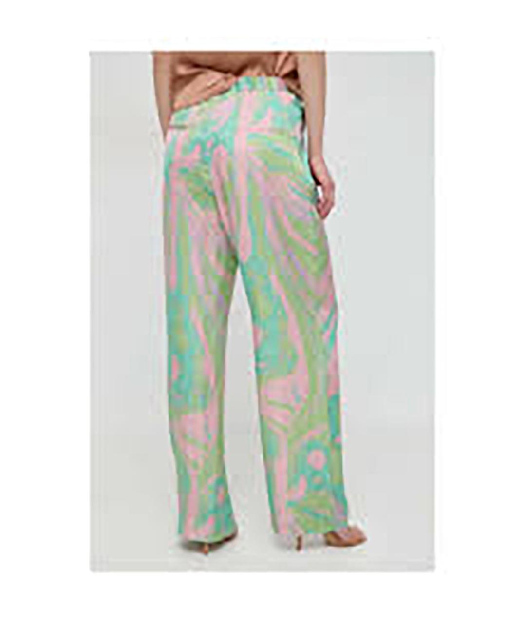 PINKO Мульти вискозные брюки широкие, фото 2