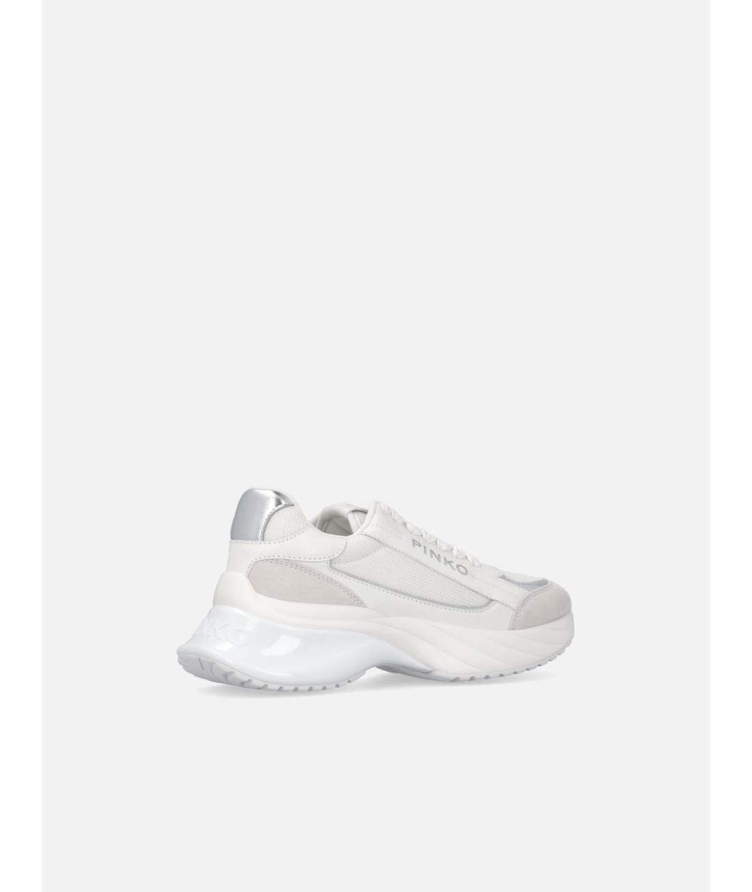 PINKO Белые текстильные кроссовки, фото 3