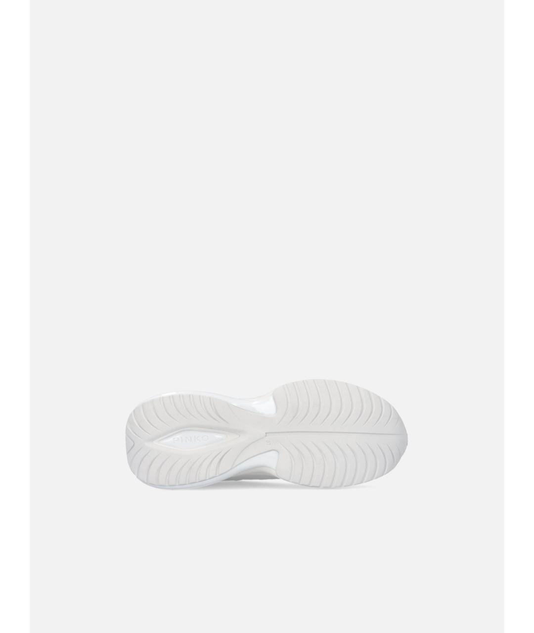 PINKO Белые текстильные кроссовки, фото 7