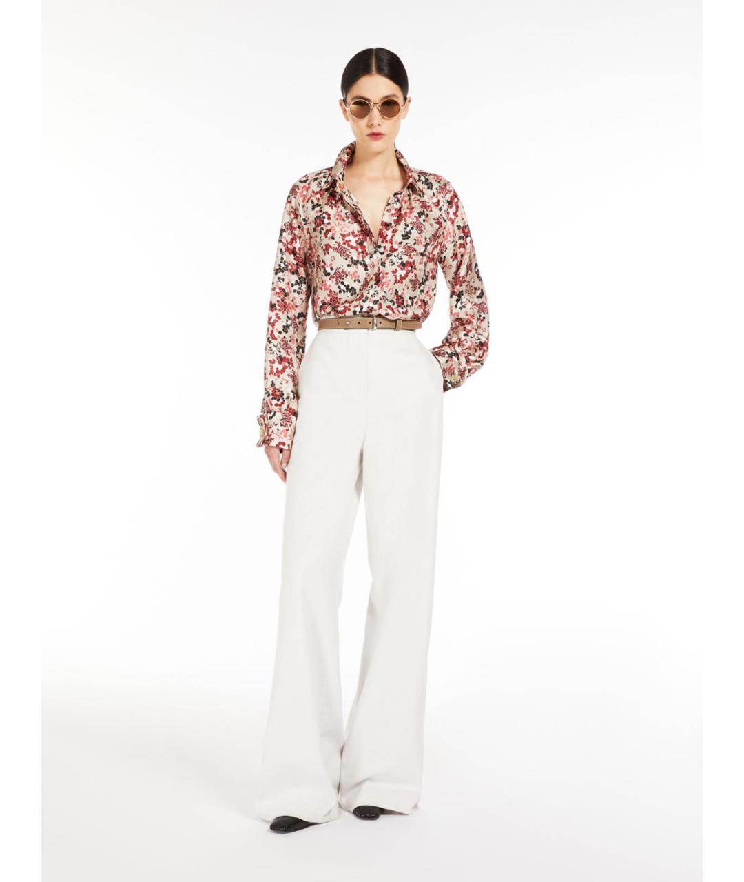 MAX MARA Мульти шелковая рубашка, фото 2