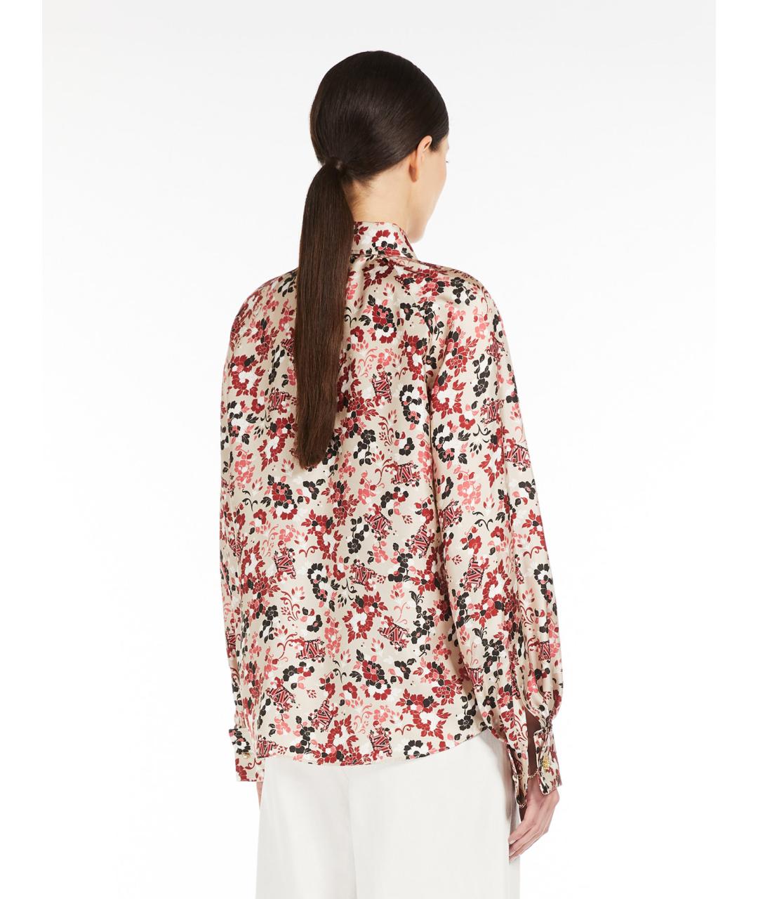 MAX MARA Мульти шелковая рубашка, фото 4