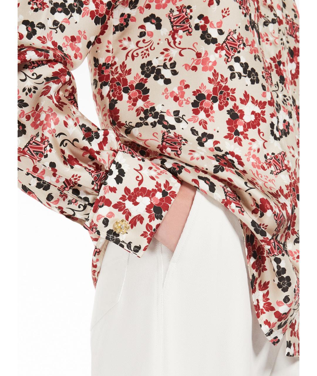 MAX MARA Мульти шелковая рубашка, фото 5