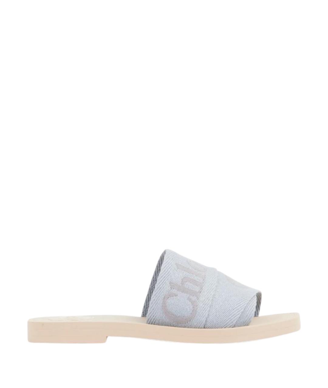 CHLOE Мульти текстильные шлепанцы, фото 1