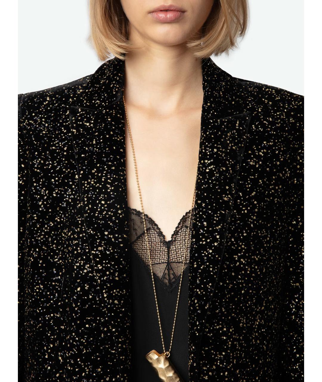ZADIG & VOLTAIRE Черный вискозный жакет/пиджак, фото 9
