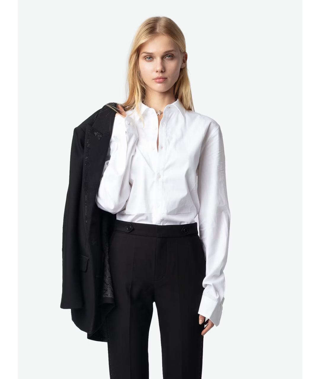 ZADIG & VOLTAIRE Черные полиэстеровые прямые брюки, фото 3