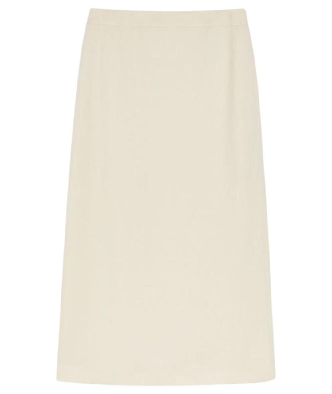 WEEKEND MAX MARA Бежевая вискозная юбка макси, фото 1