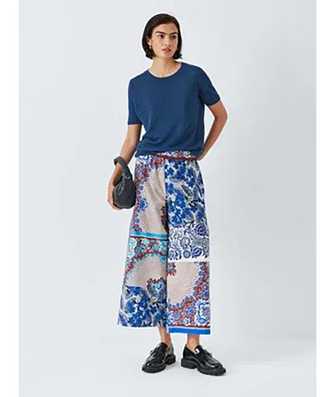 WEEKEND MAX MARA Синий льняной джемпер / свитер, фото 2