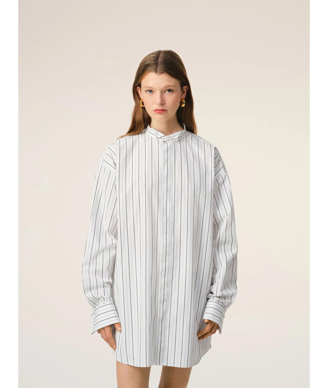 Ami Paris Белая хлопковая рубашка, фото 3