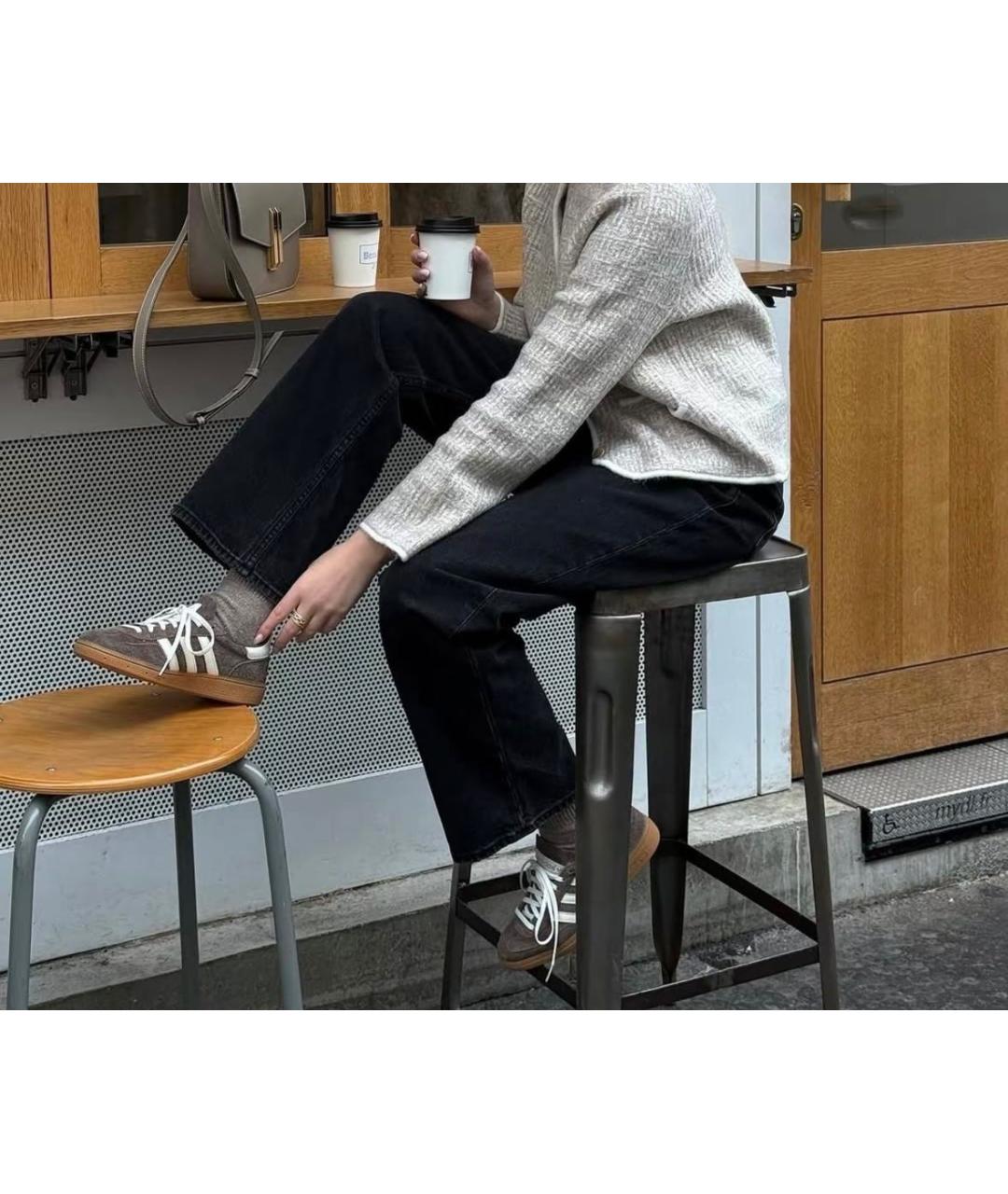 ADIDAS Коричневые замшевые кроссовки, фото 6