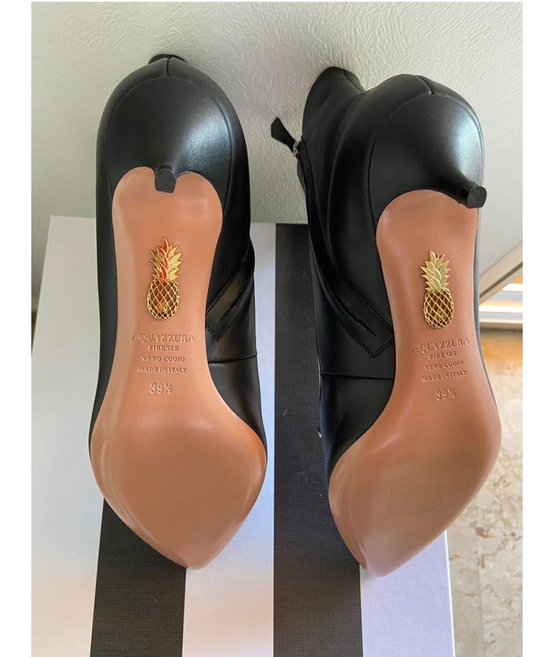 AQUAZZURA Кожаные ботильоны, фото 3