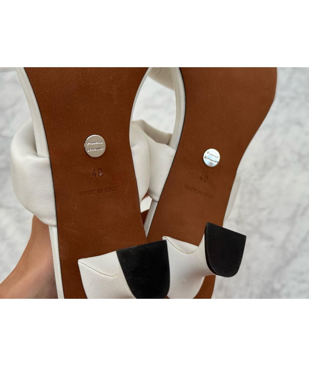 PROENZA SCHOULER Белые туфли из лакированной кожи, фото 4
