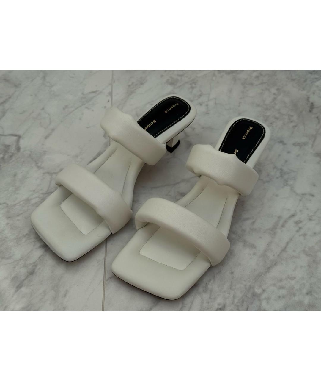 PROENZA SCHOULER Белые туфли из лакированной кожи, фото 2
