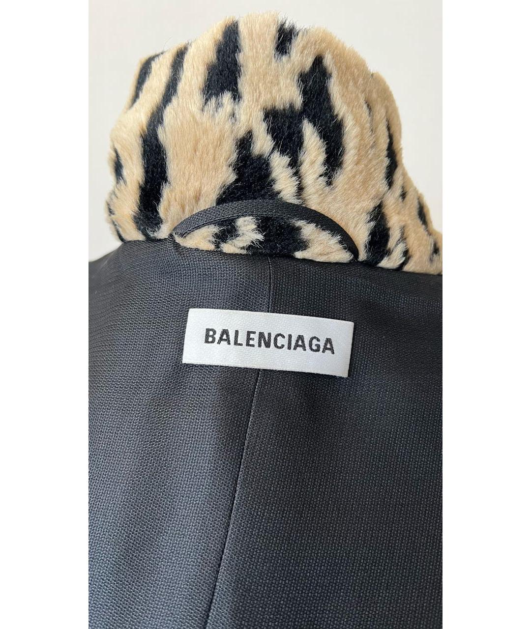 BALENCIAGA Мульти шуба, фото 3