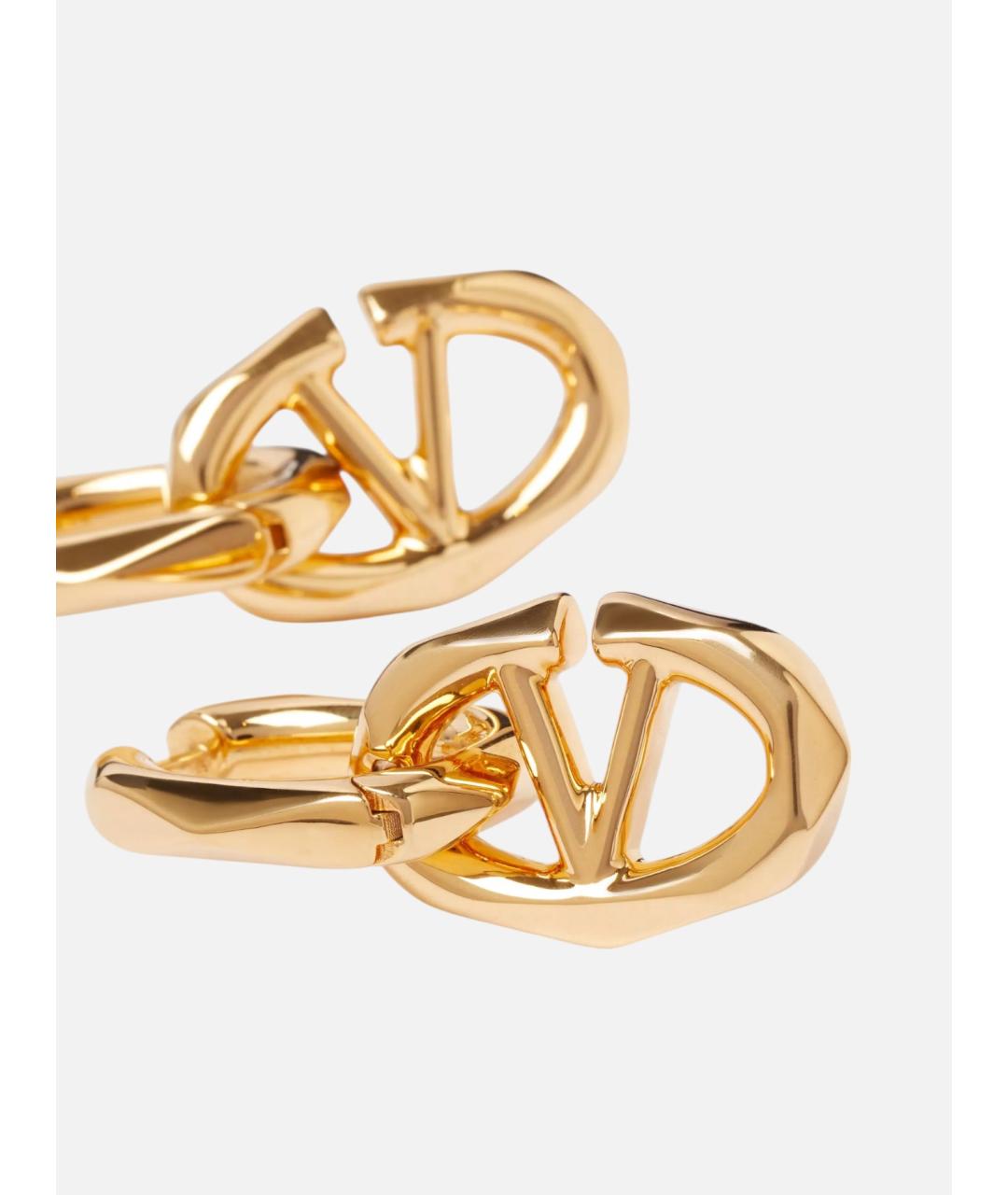 VALENTINO Золотые металлические серьги, фото 4