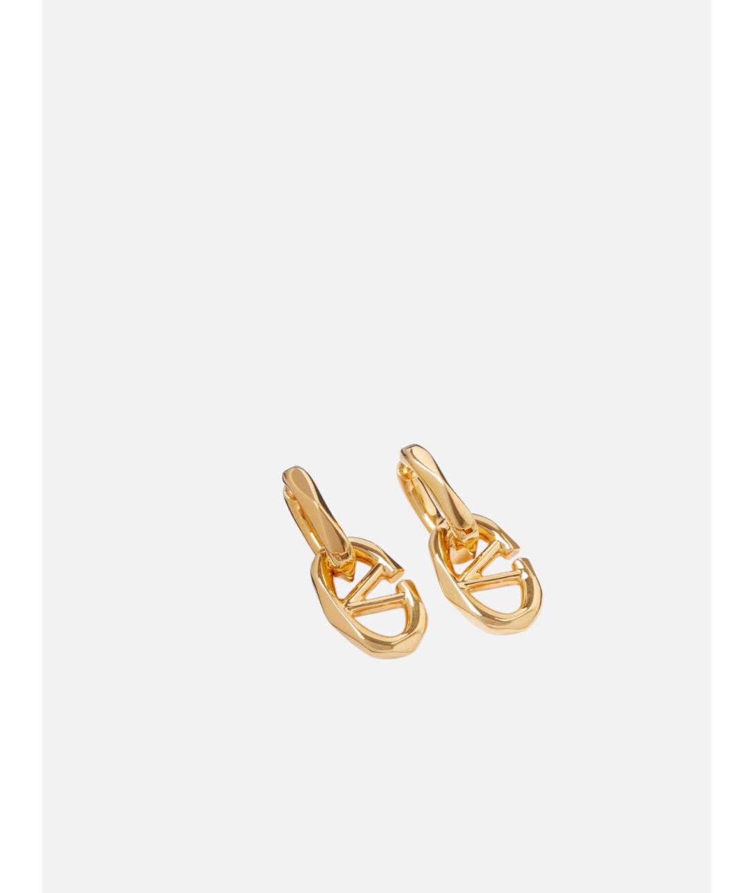 VALENTINO Золотые металлические серьги, фото 2