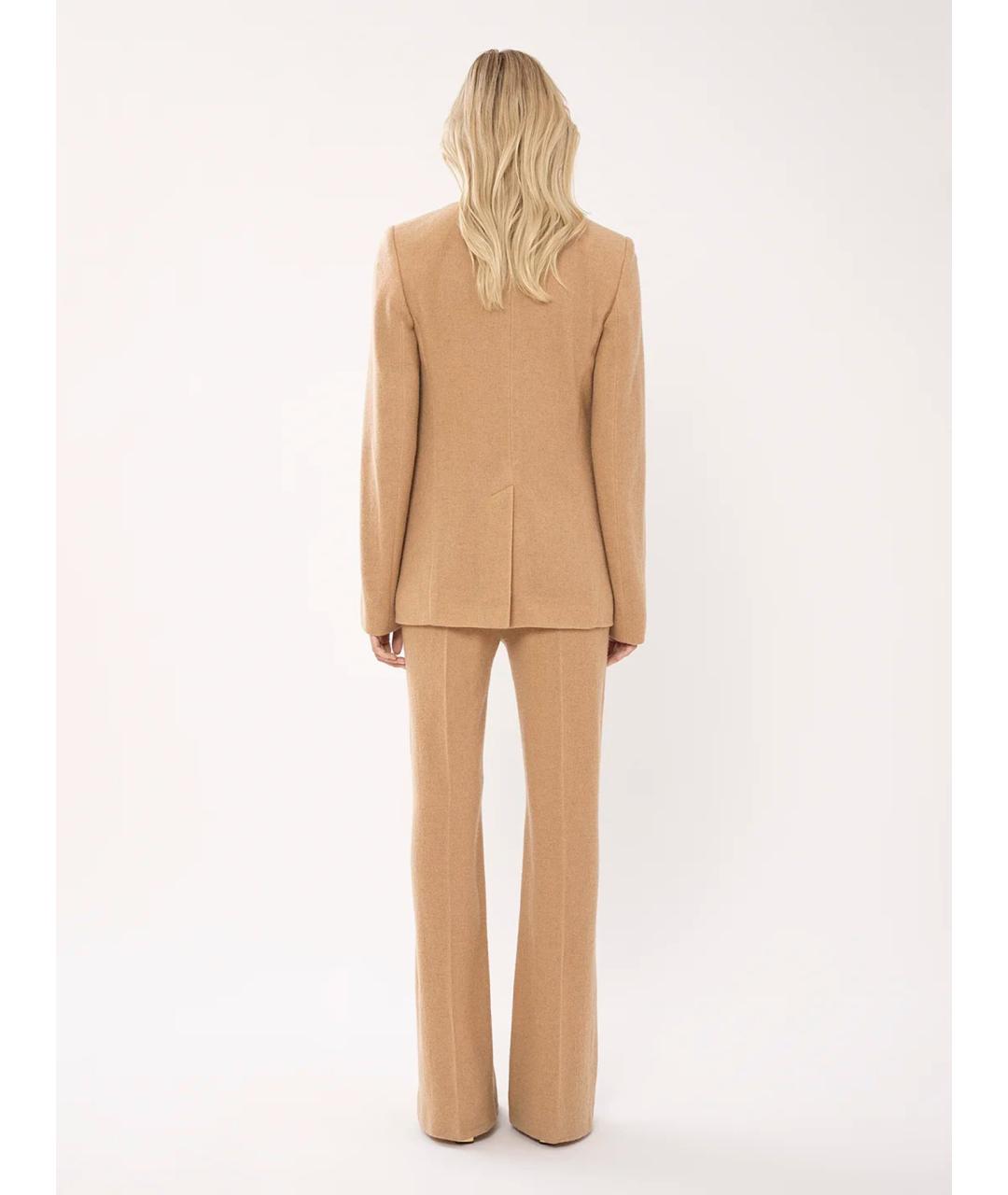 CHLOE Бежевый шерстяной жакет/пиджак, фото 4