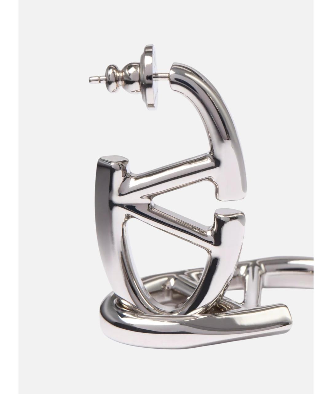 VALENTINO Серебряные металлические серьги, фото 2