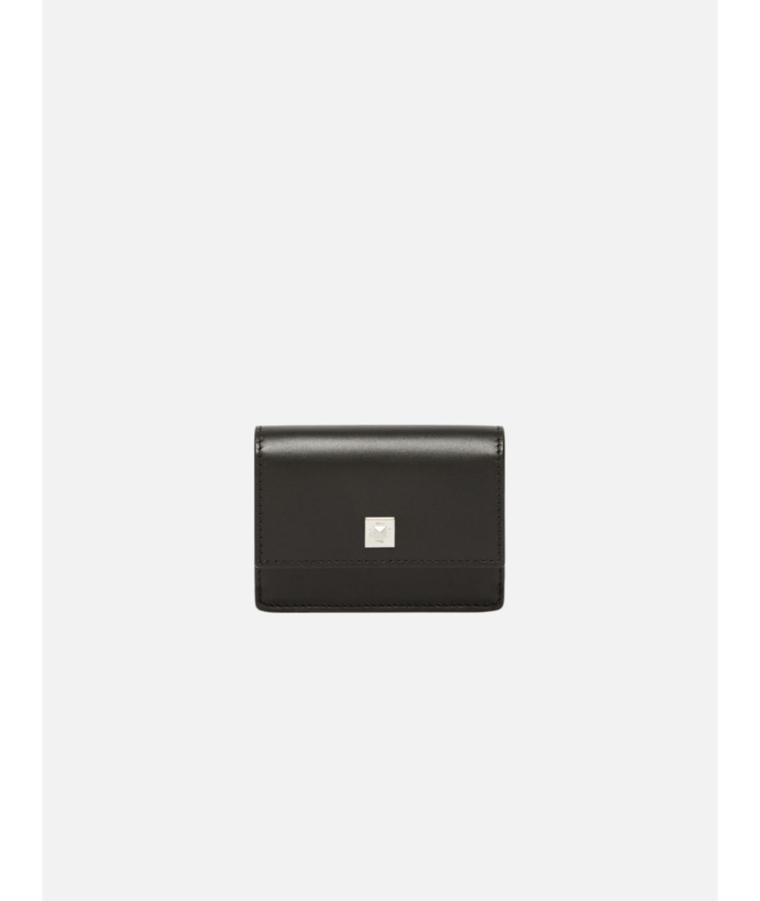 MAX MARA Черный кожаный кошелек, фото 3