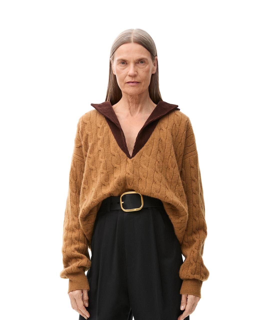 LOEWE Черный кожаный ремень, фото 2