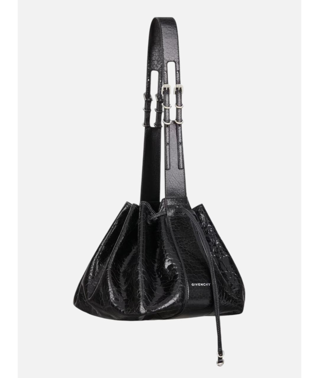 GIVENCHY Черная кожаная сумка через плечо, фото 3