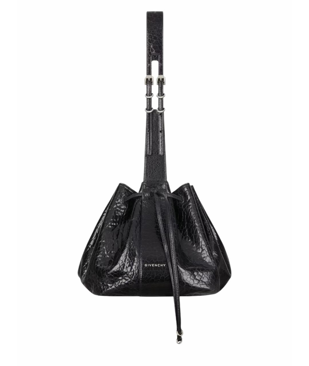 GIVENCHY Черная кожаная сумка через плечо, фото 1