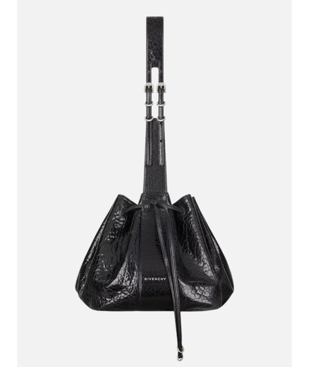 GIVENCHY Черная кожаная сумка через плечо, фото 4