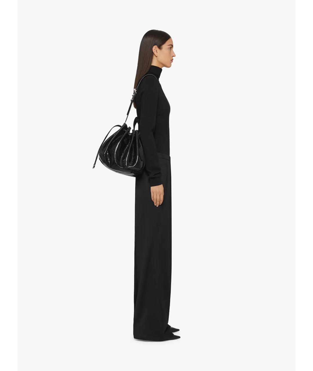 GIVENCHY Черная кожаная сумка через плечо, фото 2