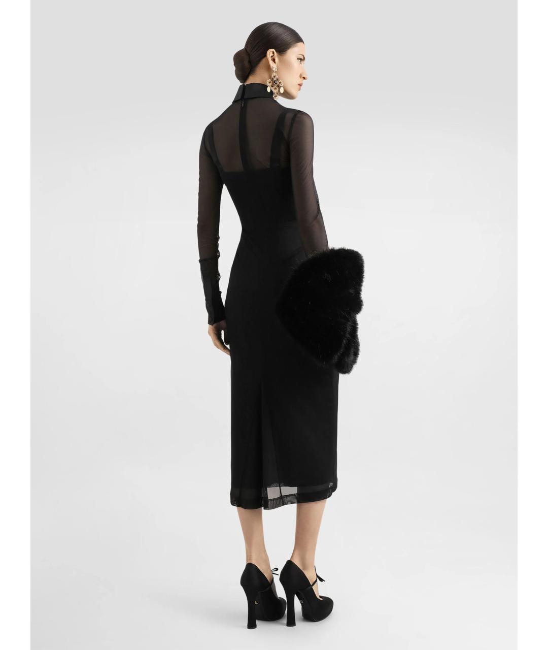 DOLCE&GABBANA Полиамидовое вечернее платье, фото 4