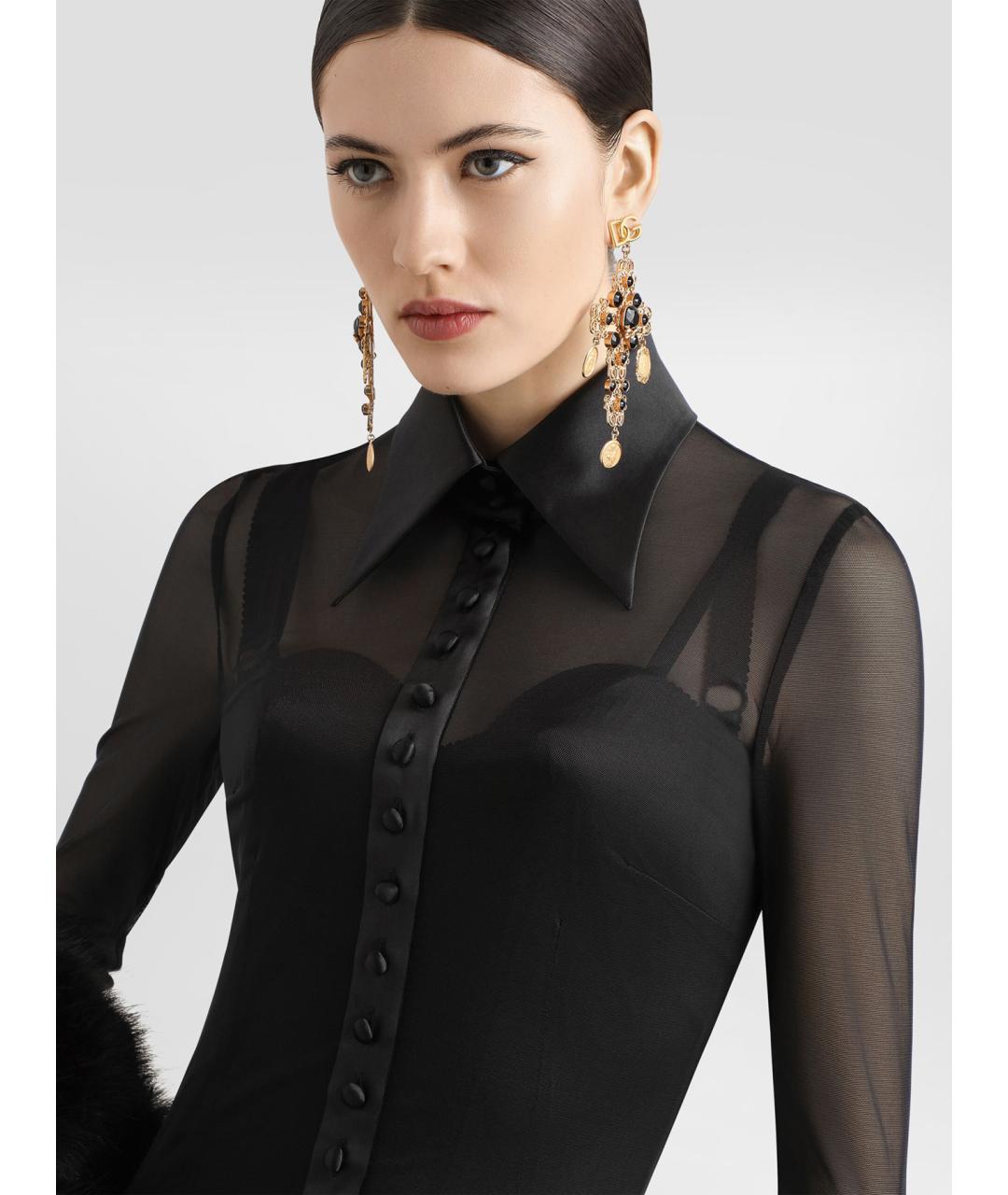 DOLCE&GABBANA Полиамидовое вечернее платье, фото 3