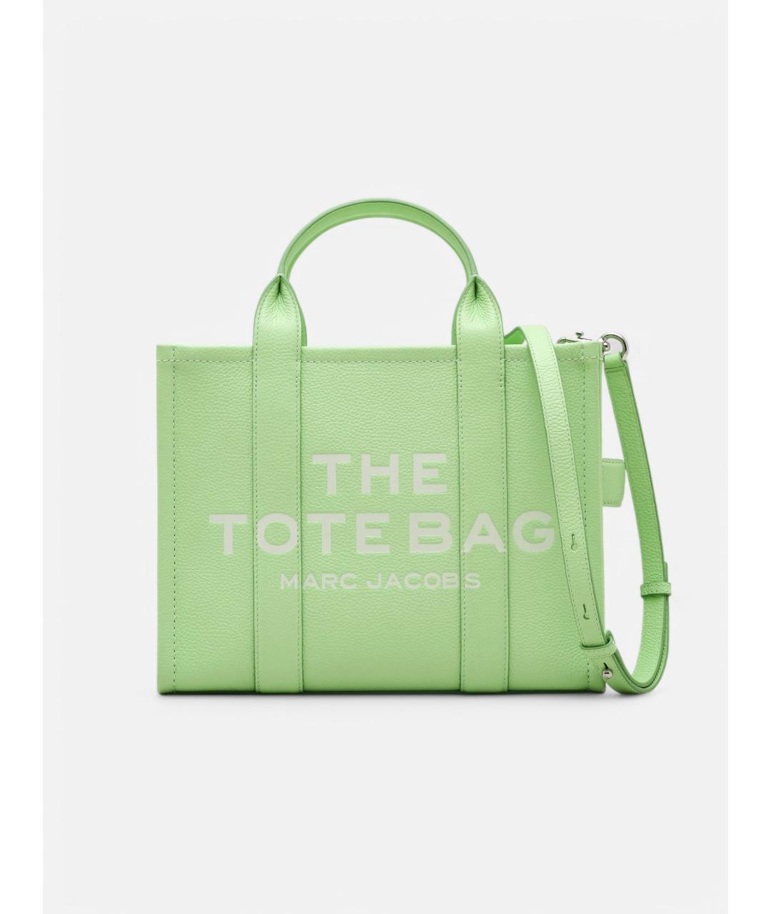 MARC JACOBS Зеленая кожаная сумка тоут, фото 9
