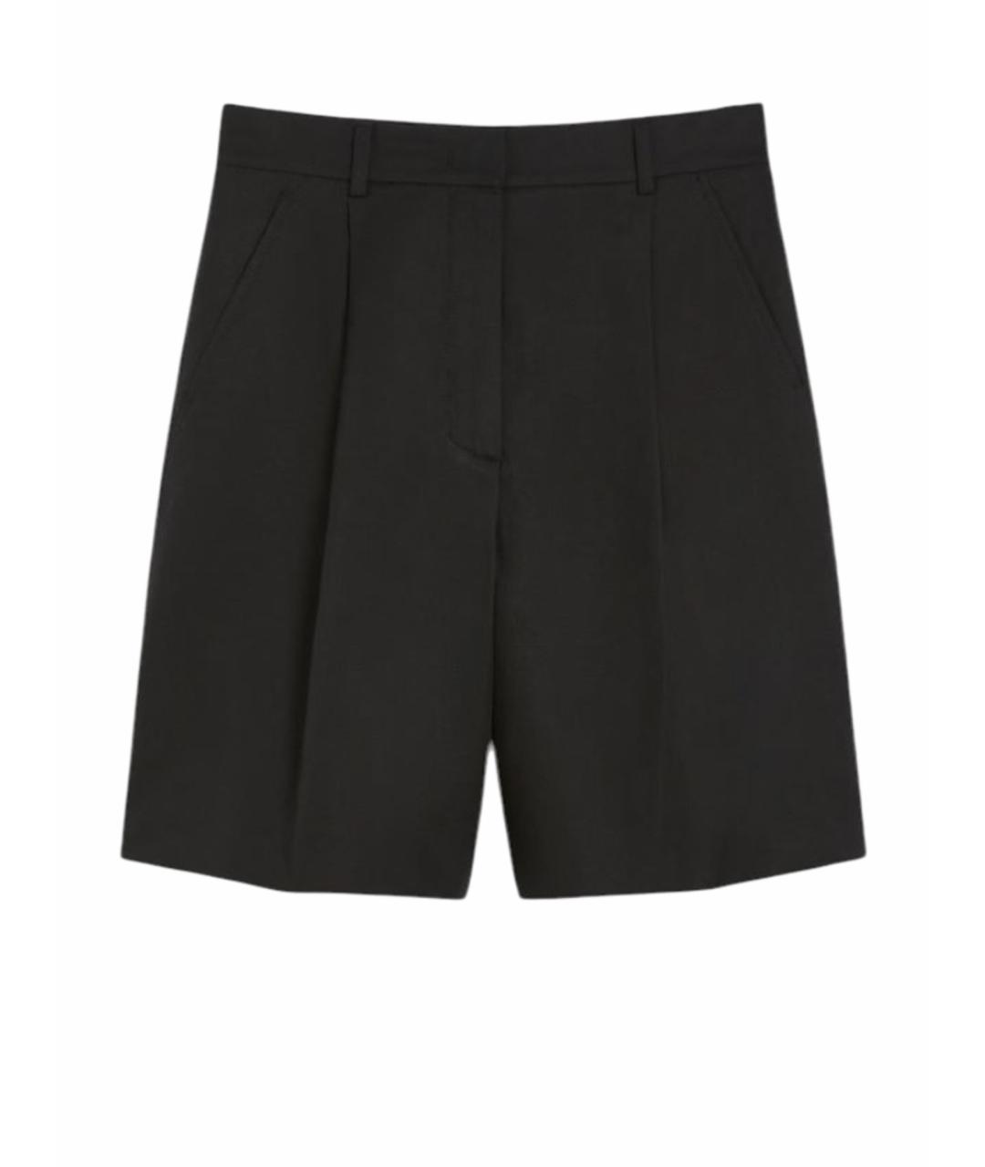 WEEKEND MAX MARA Черные хлопковые шорты, фото 1