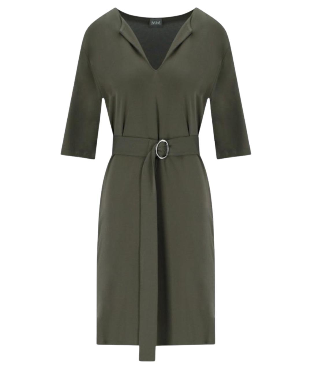 MAX MARA STUDIO Зеленые вискозное повседневное платье, фото 1