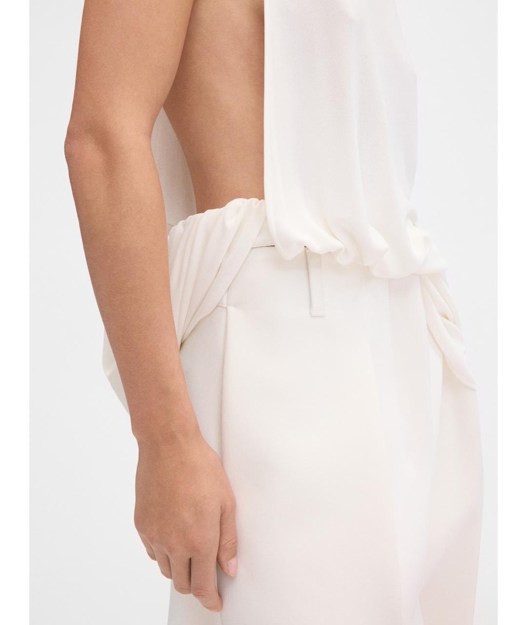 JACQUEMUS Белая вискозная блузы, фото 6