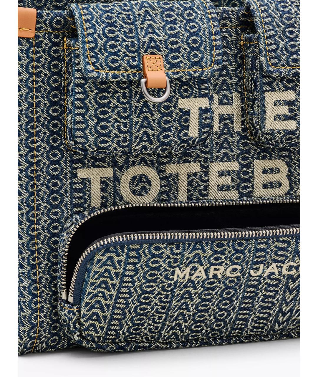 MARC JACOBS Синяя хлопковая сумка тоут, фото 8