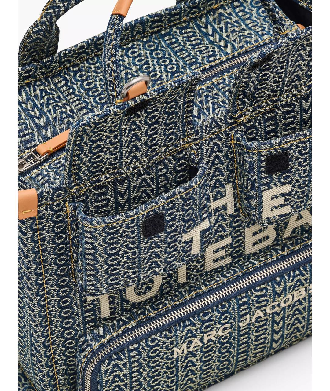 MARC JACOBS Синяя хлопковая сумка тоут, фото 7