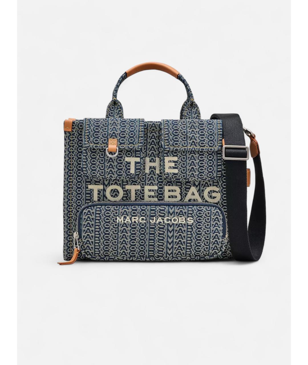 MARC JACOBS Синяя хлопковая сумка тоут, фото 9
