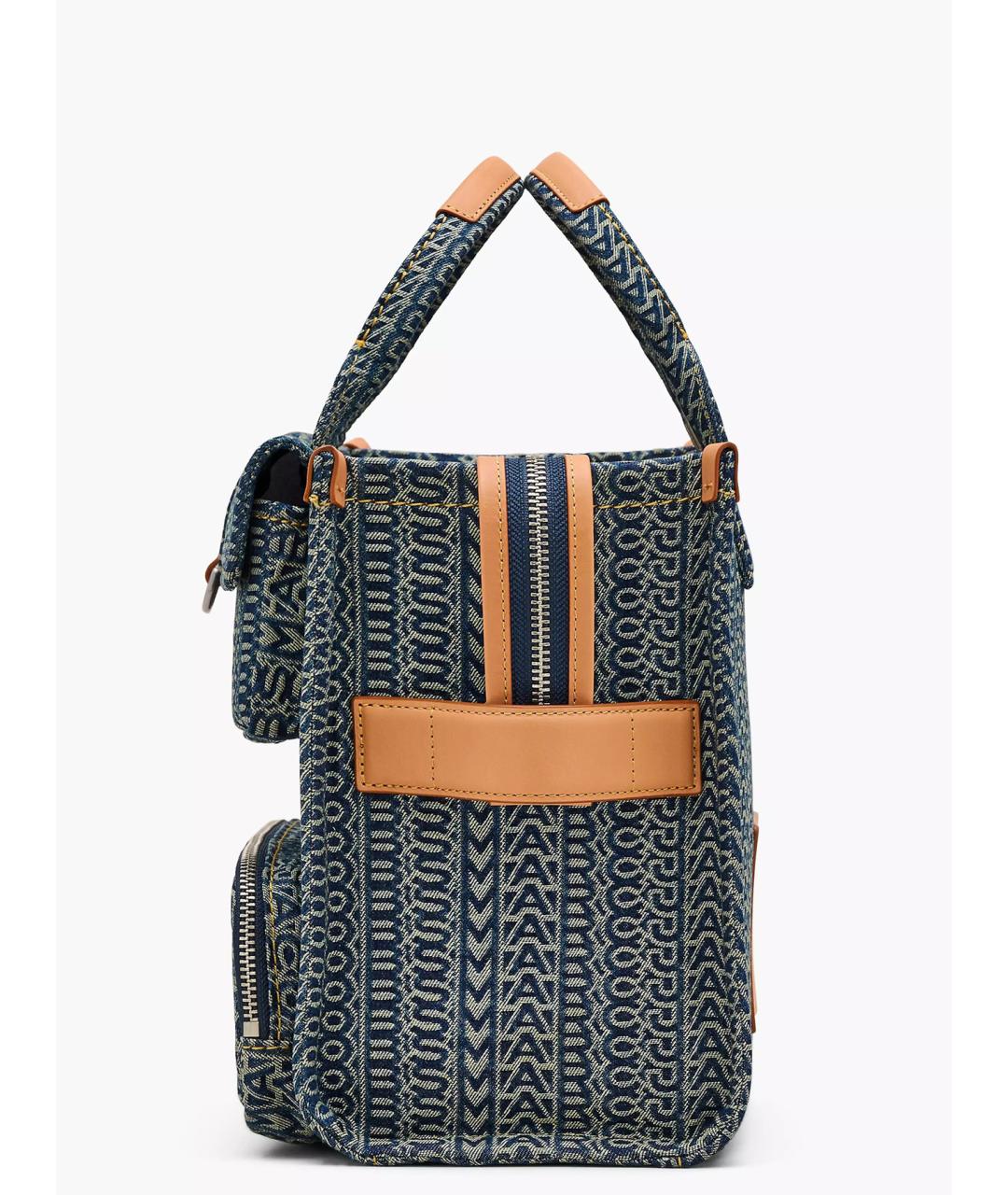 MARC JACOBS Синяя хлопковая сумка тоут, фото 4