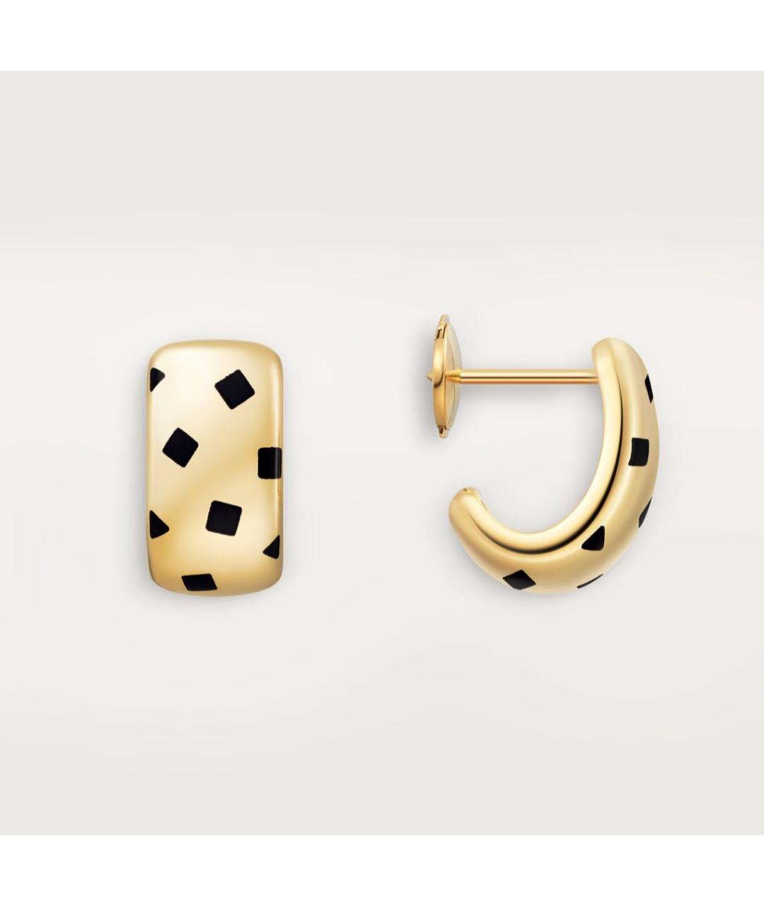 CARTIER Желтые серьги из желтого золота, фото 4