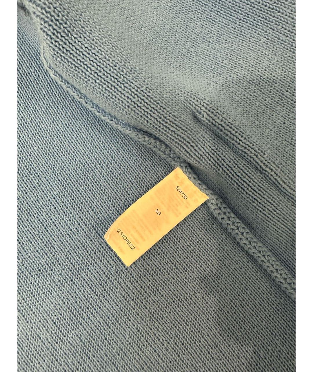 12 STOREEZ Голубой кардиган, фото 3