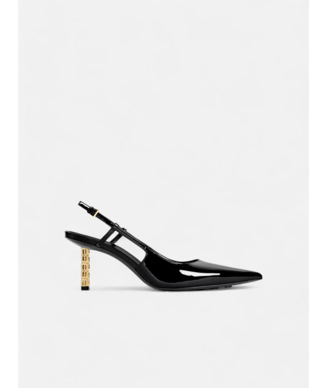 GIVENCHY Черные туфли из лакированной кожи, фото 4