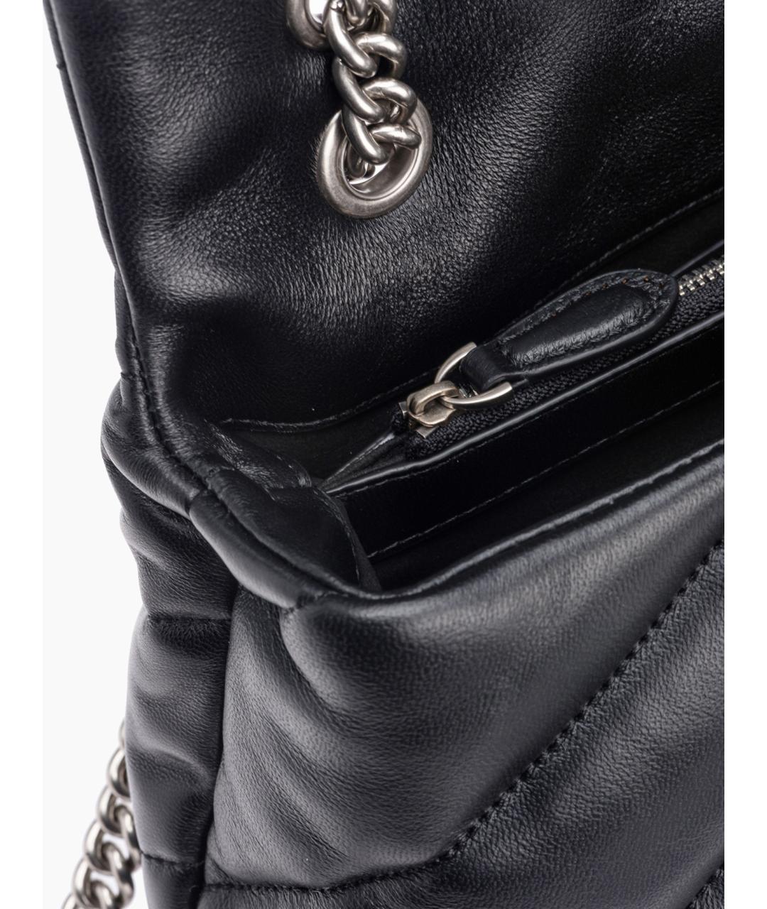 PINKO Черная кожаная сумка через плечо, фото 6