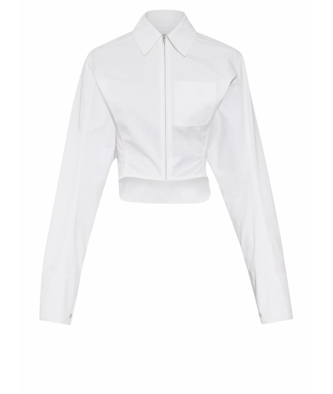 JACQUEMUS Белая хлопковая рубашка, фото 1