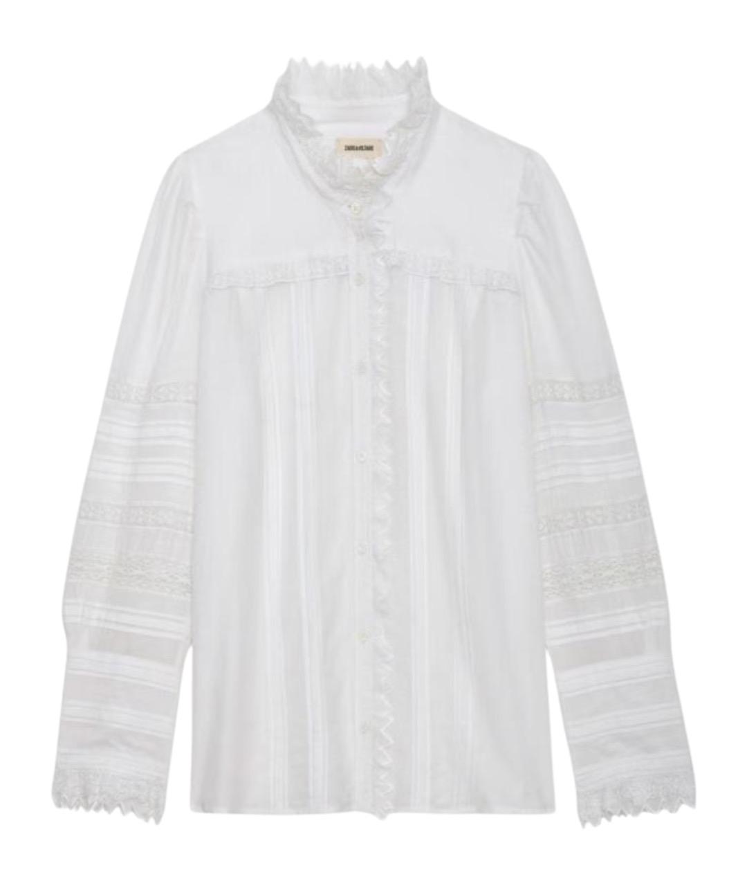 ZADIG & VOLTAIRE Белая хлопковая блузы, фото 1